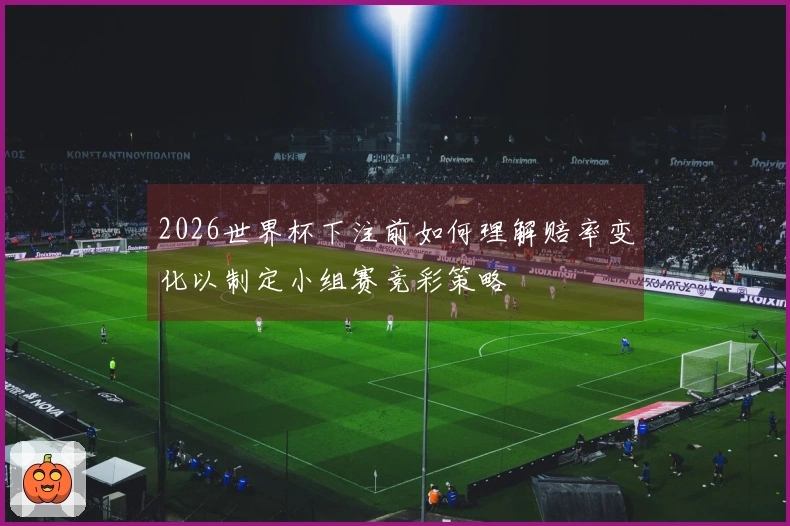 2026世界杯下注前如何理解赔率变化以制定小组赛竞彩策略